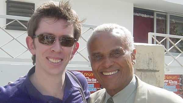 John Kelly and the late Harry Belafonte