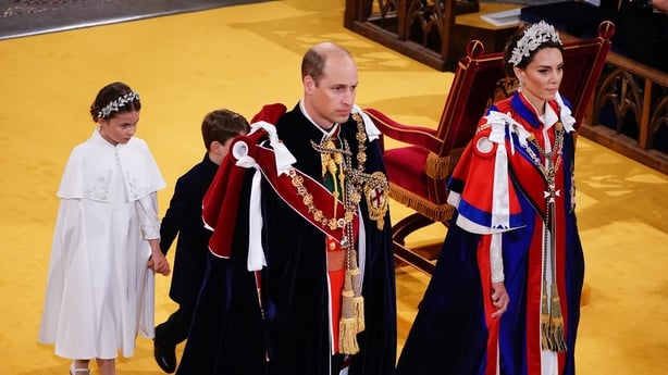 William and Kate at the ceremony