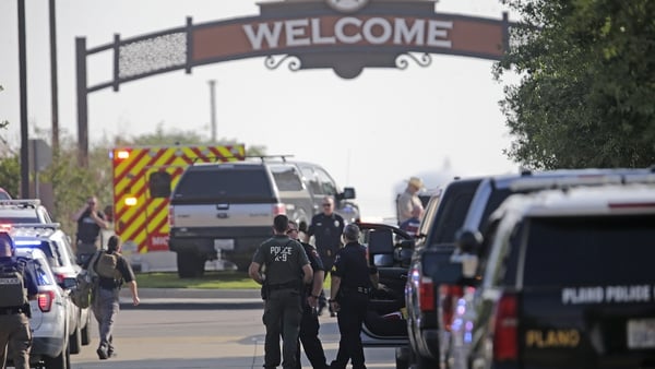 The gunman began firing outside of the Allen Premium Outlets centre