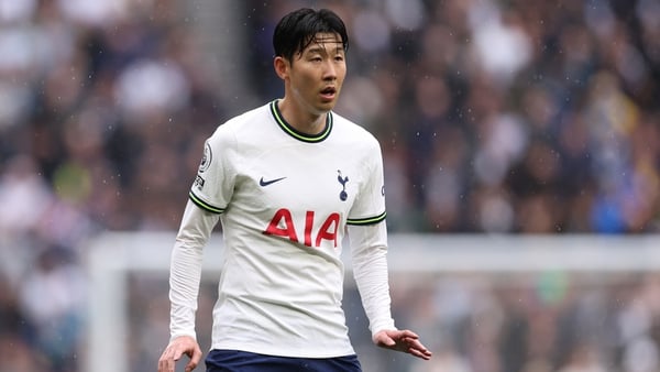 Son Heung-Min in action against Crystal Palace on Saturday