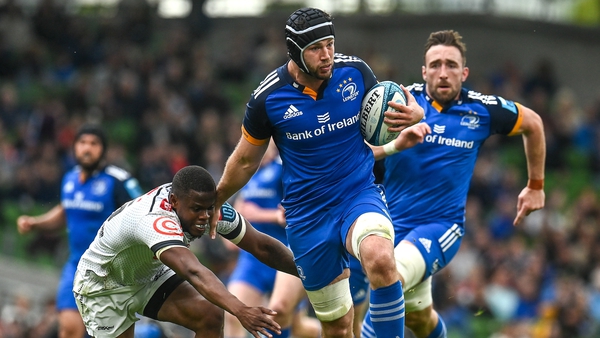 Doris scored the first of Leinster's five tries against the Sharks