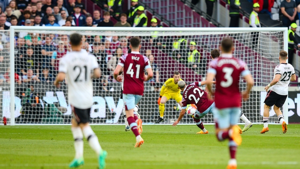 Said Benrahma scoring the only goal as West Ham broke free of relegation trouble