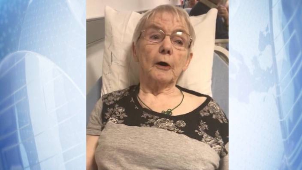 Cancer patient Maura Blighe, aged 88, was taken in acute pain to University Hospital Galway last week and spent two days on a trolley