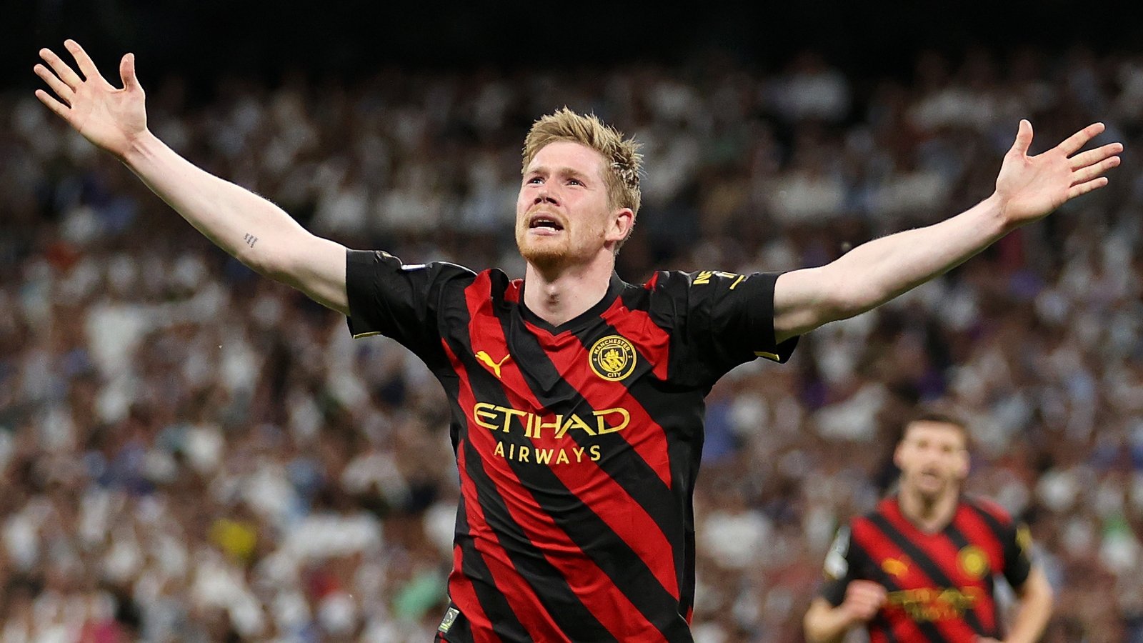 De Bruyne rocket earns Manchester City draw at Bernabeu