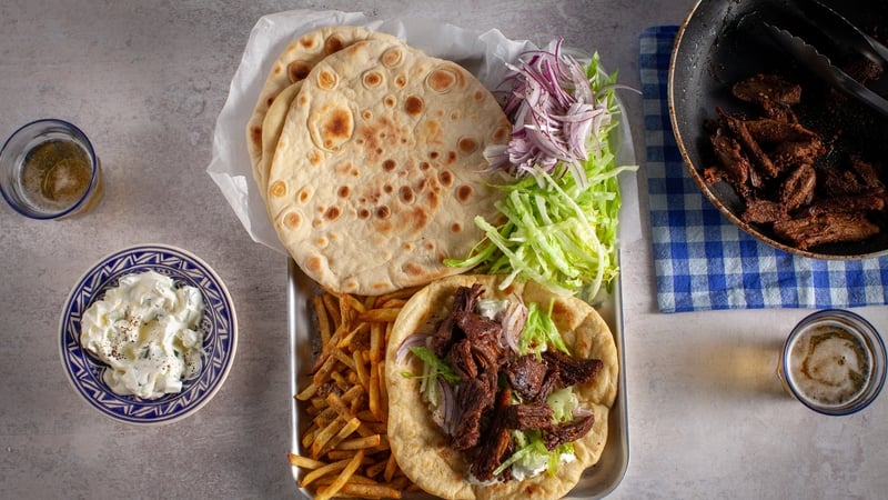 Mark Moriarty's lamb gyro