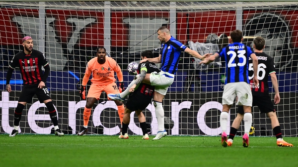 Edin Dzeko gave Inter Milan an early lead