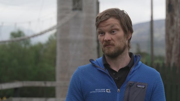 Shane Young from the Killary Adventure centre