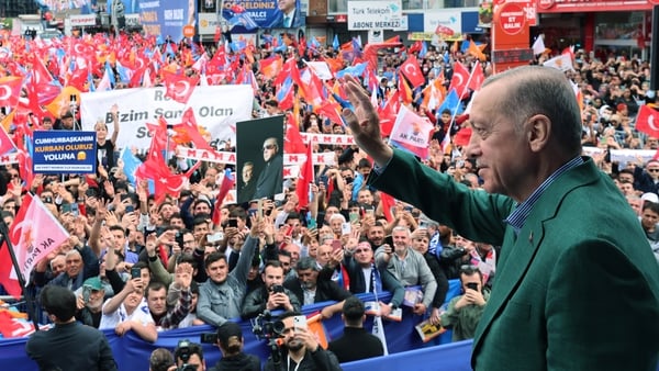 Turkey's President Recep Tayyip Erdogan is trailing in the polls ahead of Sunday's election
