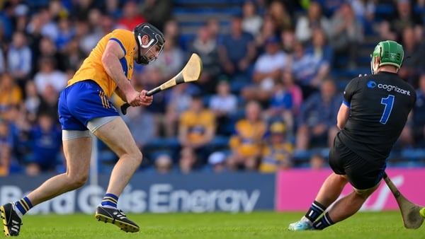 Cathal Malone with Clare's second goal