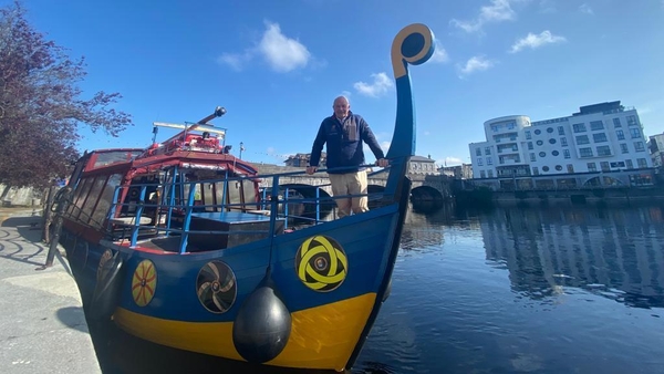 Michael O'Donnell has been operating the Viking Tour Boat on the River Shannon in Athlone for 25 years