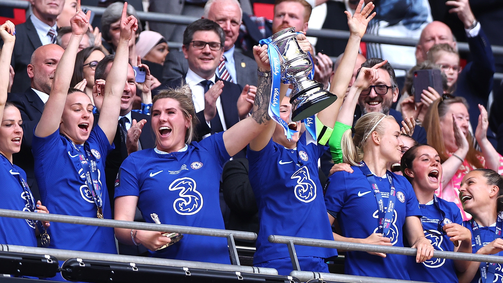 Chelsea Women 1-0 Manchester United Women: Sam Kerr fires Blues to third  successive Women's FA Cup title, Football News