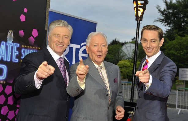 Pat Kenny, Gay Byrne and Ryan Tubridy at 'The Late Late Show' 50th Anniversary (2012)