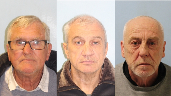 Alan Thompson, Christopher Zietek and Anthony Beard were sentenced today