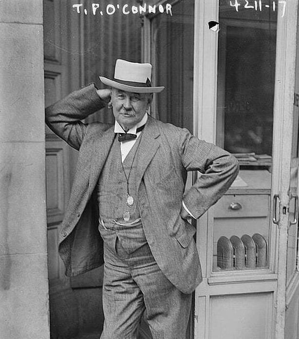 Century Ireland 257 - Nationalist TD T. P. O'Connor in 1917 Photo: Library of Congress Prints and Photographs Division Washington, D.C. 20540