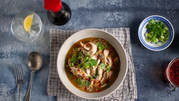 From hearty stews and indulgent pies, to a classic noodle soup and fiery curry, here are some recipes to keep you warm on chiller nights.