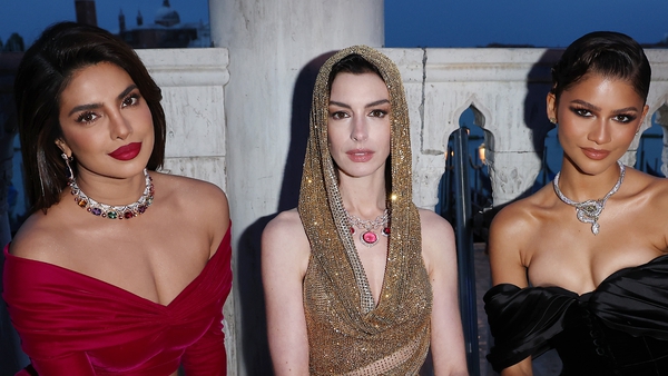 Priyanka Chopra Jonas Anne Hathaway and Zendaya attend the Bulgari Mediterranea High Jewelry