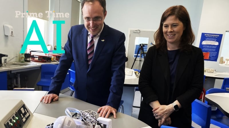 Patricia Scanlon and Robert Troy in May 2022, when she was appointed AI ambassador.