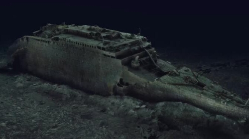 Titanic shipwreck visualised in first full 3D scan