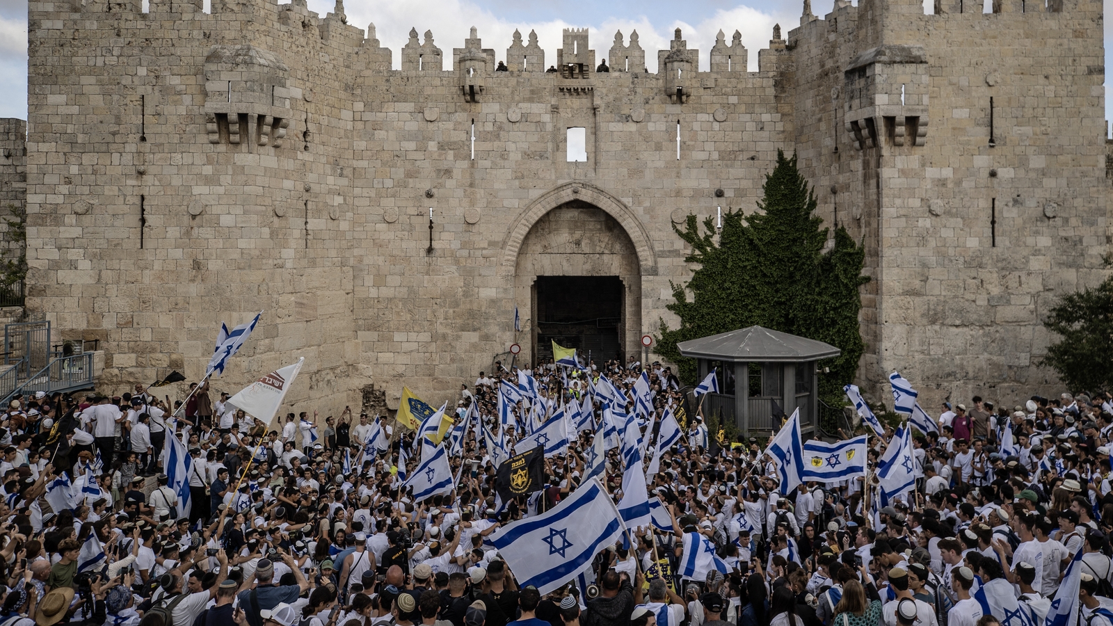 Tensions high as nationalists march into east Jerusalem