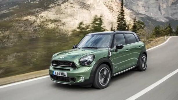 Mini Countrymans were modified to look like rally cars. The standard car is pictured. (Mini)