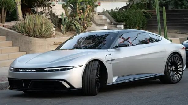 A new DeLorean makes a cameo appearance. (Fast X/Universal Pictures)