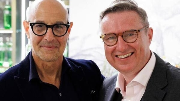 When legends collide: Stanley Tucci meets Shay Byrne