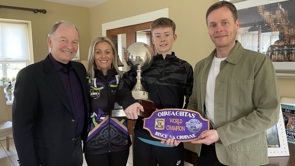 (L-R) Tony Roddy, his daughter Niamh Roddy-Murphy, grandson Daragh and son Pat