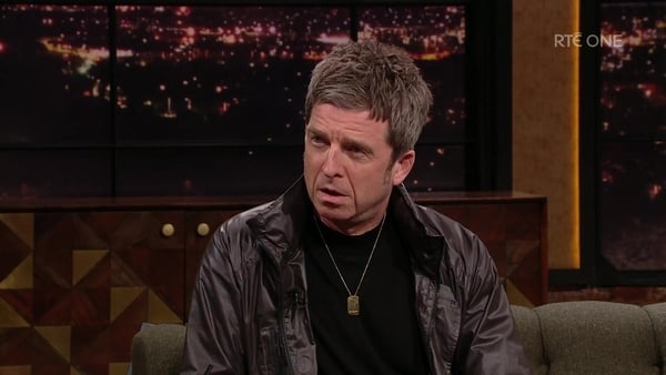 Noel Gallagher on The Late Late Show on Friday night