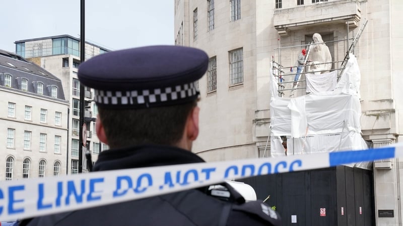 Man Damages Statue At BBC HQ With Hammer And Chisel