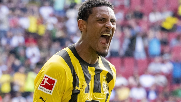 Sebastian Haller scored twice in Dortmund's win at Augsburg