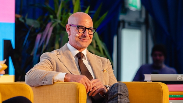 Celebrated actor and gourmand Stanley Tucci at ILDF (Pic: Kamyla Abreu)