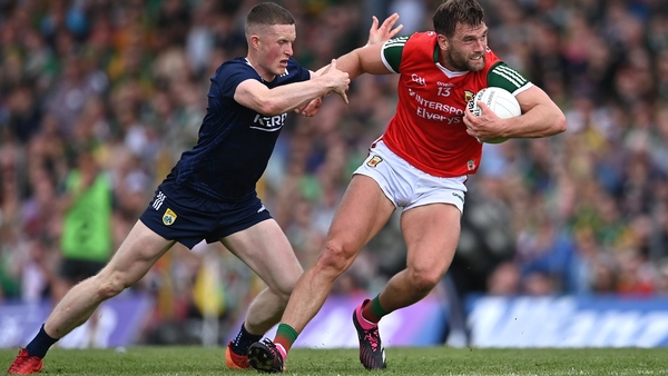 Aidan O'Shea in action against Kerry's Jason Foley