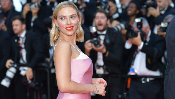 Scarlett Johansson at the premiere of Asteroid City at the Cannes Film Festival on Tuesday night