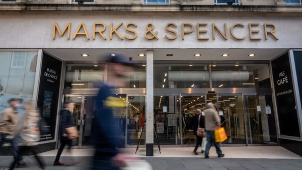 M&S said its sales for the year to March rose 9.4% to £13.1 billion, with food sales up 13% and clothing and home sales up 5.3%