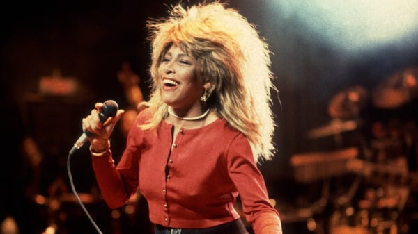 Tina Turner, pictured during a performance in Illinois in 1987