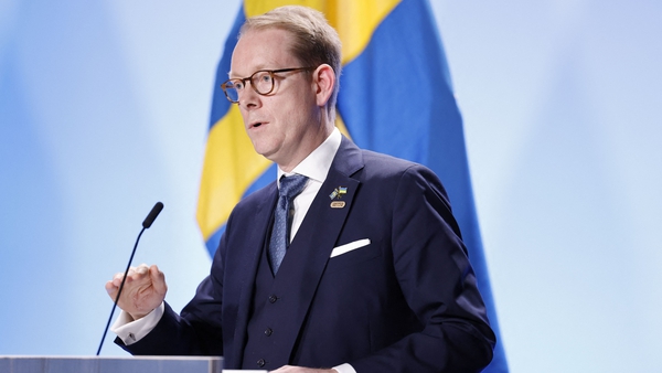 Swedish foreign minister Tobias Billstrom said he hoped Turkey's parliament would begin the ratification process (file image)