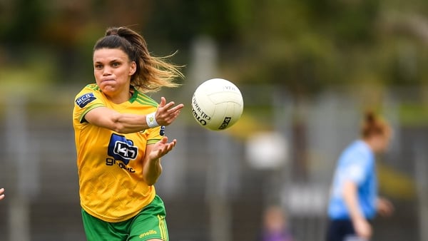 Niamh Hegarty was back in the Donegal side, scoring 0-03