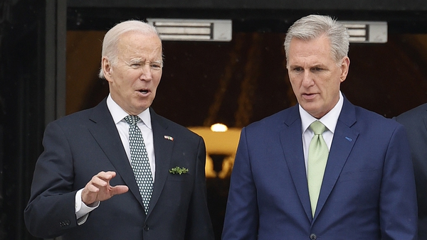 Joe Biden and Kevin McCarthy have put the final touches to a tentative deal they struck on Saturday night (File image)
