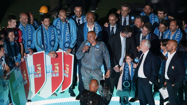 Luciano Spalletti guided Napoli to a first Serie A title in 33 years