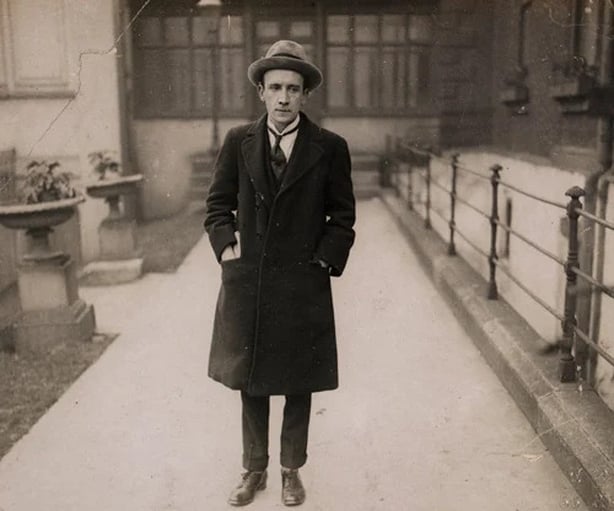 Full length picture, Kevin O'Higgins, Minister of Home Affairs Photo: National Library of Ireland, HOGW 46