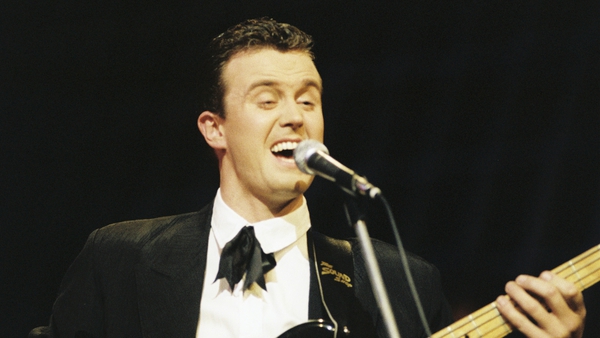 Roy Taylor performs during Eurosong in 1988