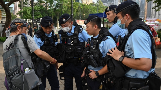 Hk Police Detain Activists On Tiananmen Anniversary