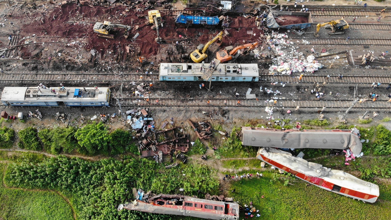 Nach der Eisenbahnkatastrophe in Indien wurden über 100 Leichen nicht abgeholt