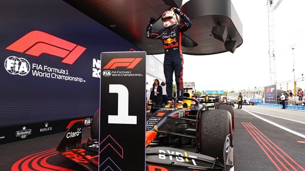 It is Verstappen's 40th career victory which puts him one behind the late Aryton Senna in the all-time list