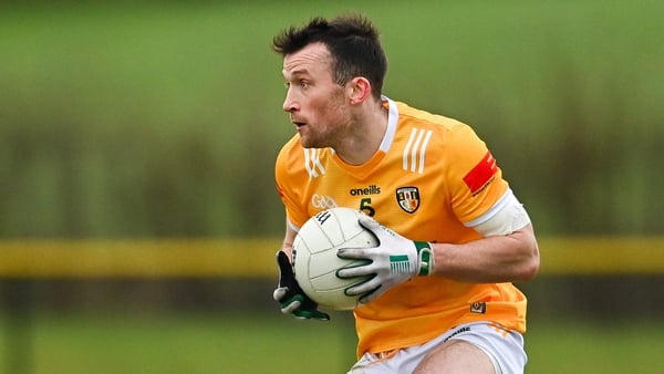 Dermot McAleese played over an hour for Antrim as they topped the group