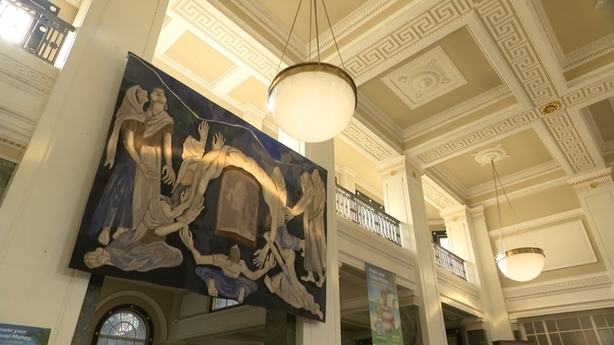 Holocaust tapestry goes on display at Dublin's GPO