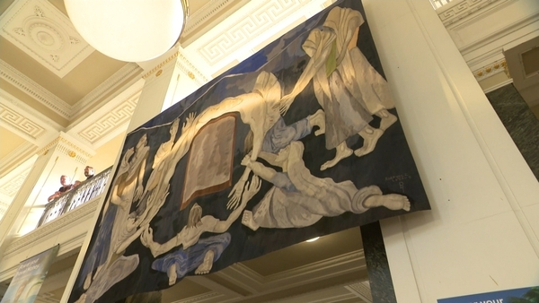 The tapestry is on display in the GPO until the end of August