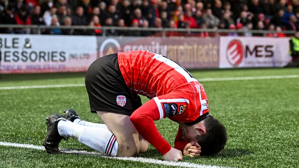 Colm Whelan suffered the injury against Shamrock Rovers