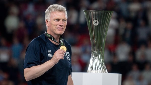 It is Moyes' first major trophy as a manager
