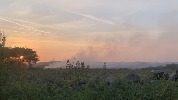 Firefighters from Galway city and Athenry were tasked to the scene, supported by colleagues from An Cheathrú Rua, who used drones to assess the trajectory and extent of the fire